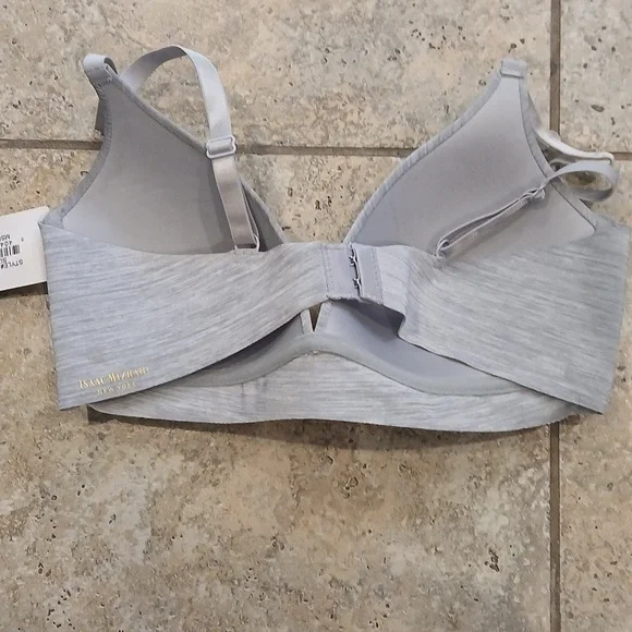 NWT Isaac Mizrahi Gray Women's Bra 36C - Picture 3 of 9
